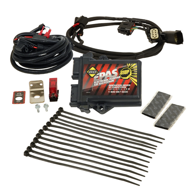 GMC Sierra 5500HD Engine Shutdown System - BD Diesel - E-PAS Positive Air Shut-Off - `24-`27